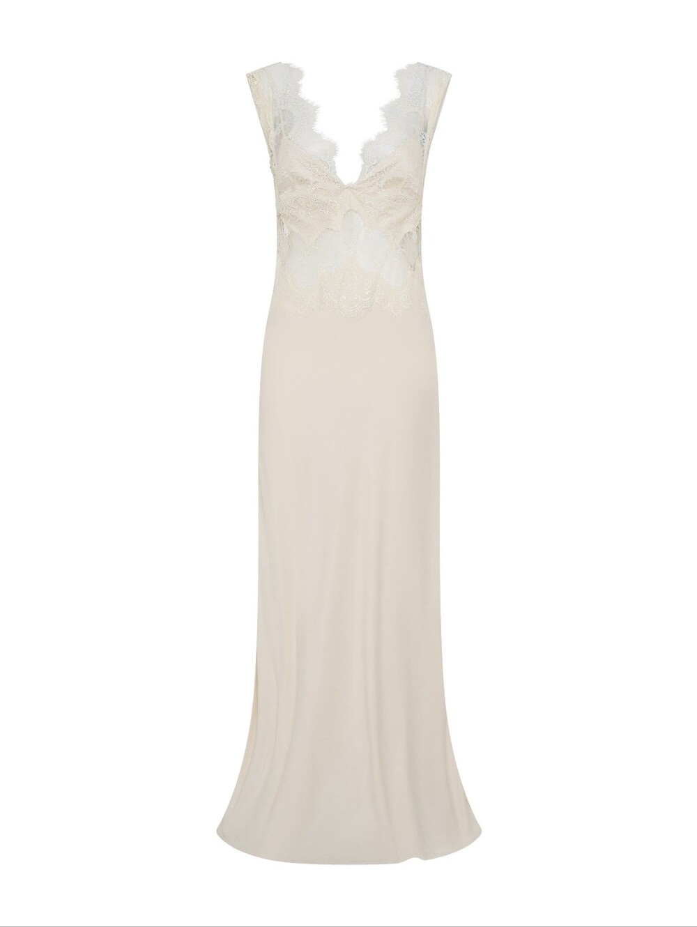 Third Form VISIONS LACE FLOOR LENGTH DRESS | Butter Cream - Picture 10 of 16